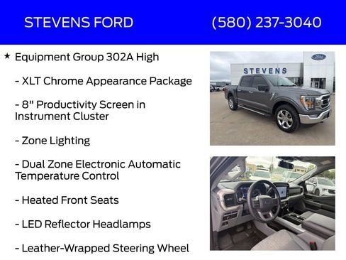 Used 2022 Ford F150 XLT w/ Equipment Group 302A High AWD/4WD image 12