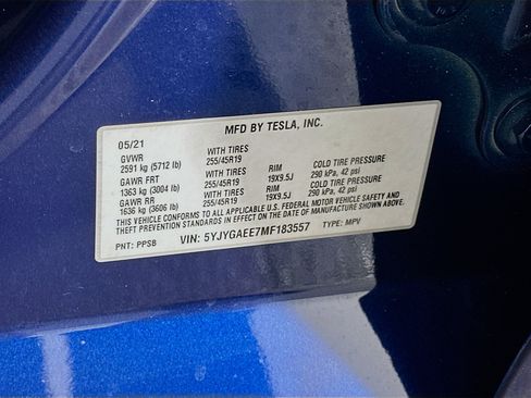 Used 2021 Tesla Model Y Long Range AWD/4WD image 12