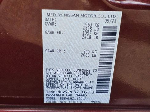 Used 2024 Nissan Altima 2.5 SV FWD image 31