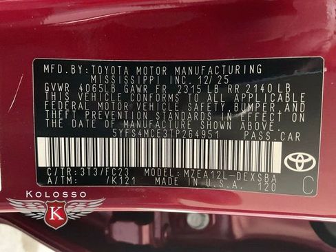 New 2026 Toyota Corolla SE image 23