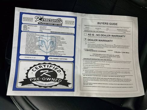 Used 2023 Nissan Maxima SV w/ Floor Mat Group FWD image 36