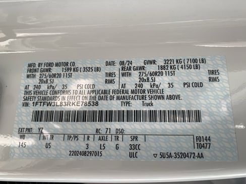 Used 2024 Ford F150 XLT w/ Equipment Group 303A High image 51