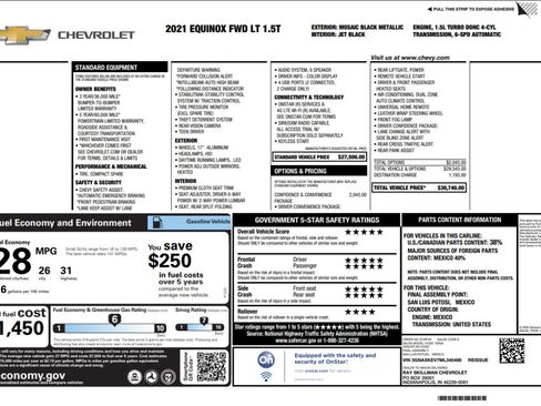 Used 2021 Chevrolet Equinox LT image 48