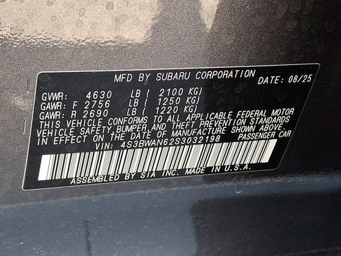 Used 2025 Subaru Legacy Limited AWD/4WD image 35