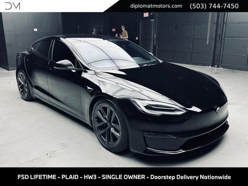 Used 2021 Tesla Model S Plaid AWD/4WD image 8