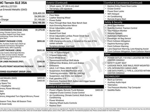 Used 2020 GMC Terrain SLE w/ Driver Convenience Package FWD image 37