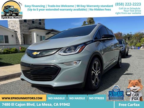 Used 2019 Chevrolet Bolt Premier w/ Infotainment Package FWD image 1