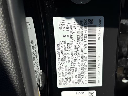 Certified 2026 Honda Civic Sport image 28