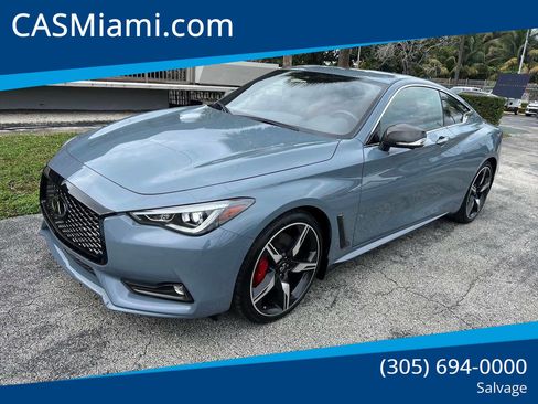 Used 2021 INFINITI Q60 Red Sport 400 w/ Carbon Fiber Package image 1