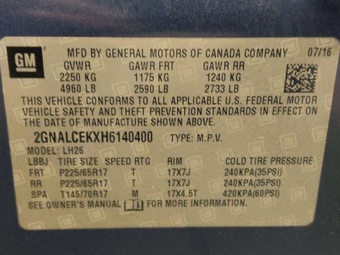 Used 2017 Chevrolet Equinox LT w/ Convenience Package FWD image 33