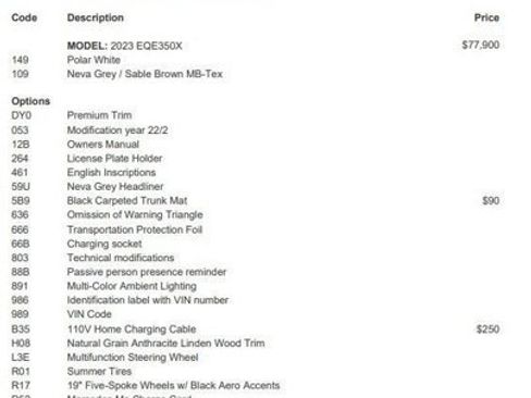Certified 2023 Mercedes-Benz EQE 350+ SUV image 4