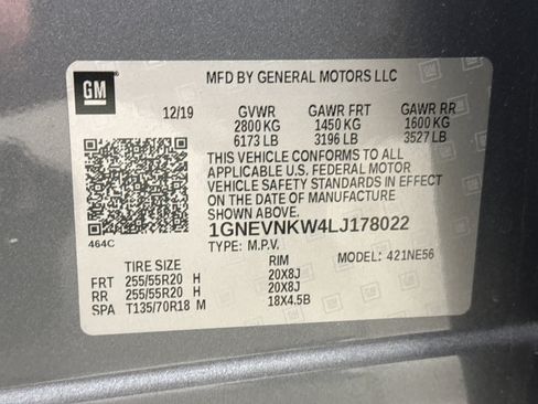 Used 2020 Chevrolet Traverse High Country image 11