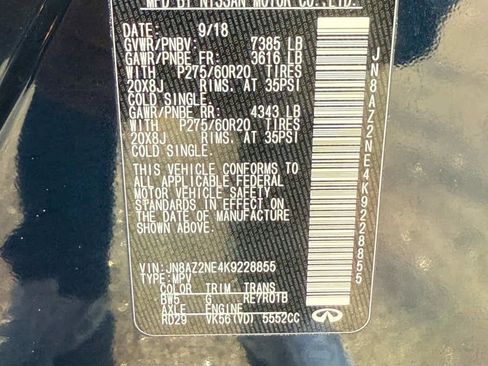 Used 2019 INFINITI QX80 Luxe image 34