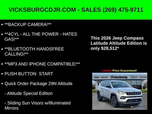 New 2026 Jeep Compass Latitude image 5