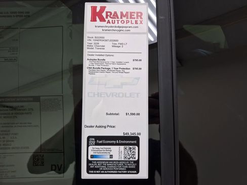 New 2026 Chevrolet Traverse LT w/ Midnight/Sport Edition image 35