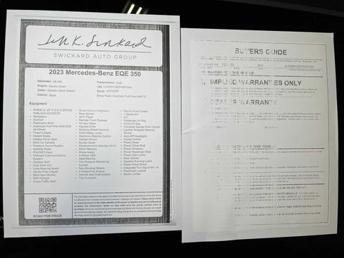 Certified 2023 Mercedes-Benz EQE 350+ 4MATIC SUV image 42