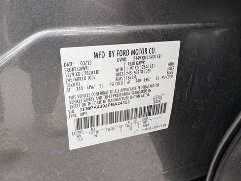 Certified 2023 Ford Edge SEL image 31