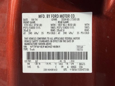 Used 2014 Ford F150 STX w/ Equipment Group 201A Mid image 53