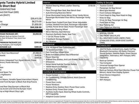 Used 2023 Toyota Tundra Limited w/ TRD Off-Road Package AWD/4WD image 11