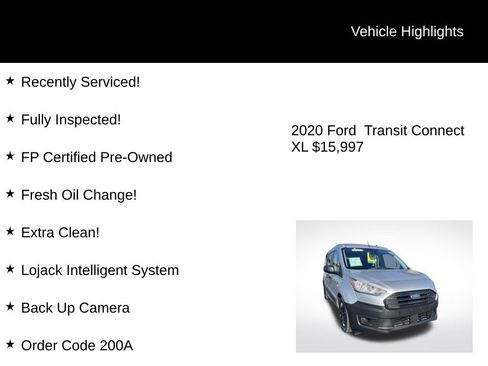 Used 2020 Ford Transit Connect XL image 2