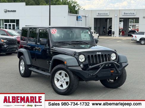 Used 2015 Jeep Wrangler Unlimited Sport w/ Quick Order Package 24S AWD/4WD image 1