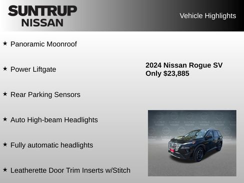 Used 2024 Nissan Rogue SV w/ SV Premium Package FWD image 16