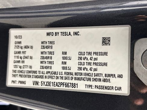 Used 2023 Tesla Model 3 Standard Range image 22