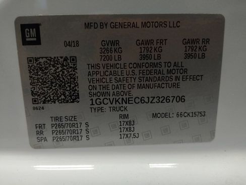 Used 2018 Chevrolet Silverado 1500 W/T w/ Trailering Package image 33