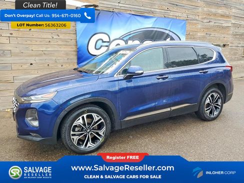 Used 2020 Hyundai Santa Fe Limited AWD/4WD image 1