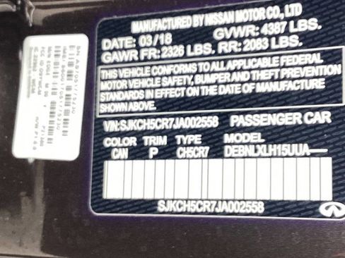 Used 2018 INFINITI QX30 AWD image 26