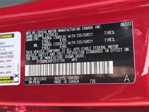 Used 2023 Lexus RX 350 w/ Cold Area Package image 33