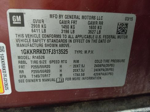 Used 2015 GMC Acadia SLT w/ Premium Edition FWD image 33