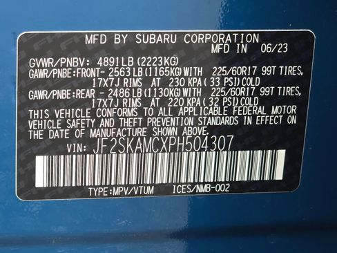 Certified 2023 Subaru Forester Wilderness AWD/4WD image 33