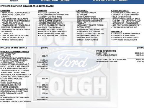 New 2026 Ford F250 Lariat w/ Black Appearance Package AWD/4WD image 2