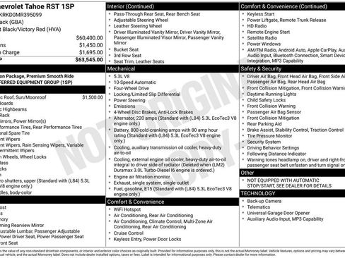 Used 2021 Chevrolet Tahoe RST image 2