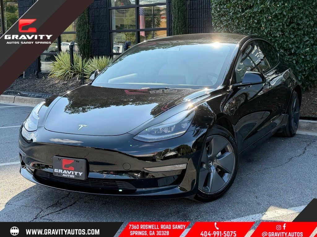 Used 2022 Tesla Model 3 Long Range AWD/4WD image 1