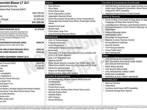 Used 2023 Chevrolet Blazer LT w/ Convenience Package FWD image 32