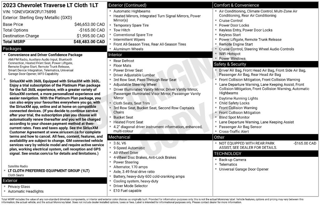 Used 2023 Chevrolet Traverse LT AWD/4WD image 5