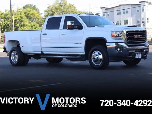 Used 2018 GMC Sierra 3500 SLT w/ Duramax Plus Package AWD/4WD image 1