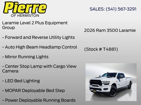 New 2026 RAM 3500 Laramie AWD/4WD image 24