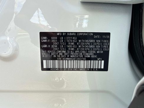 Used 2026 Subaru Ascent Touring AWD/4WD image 35