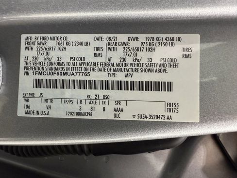 Used 2021 Ford Escape S image 13