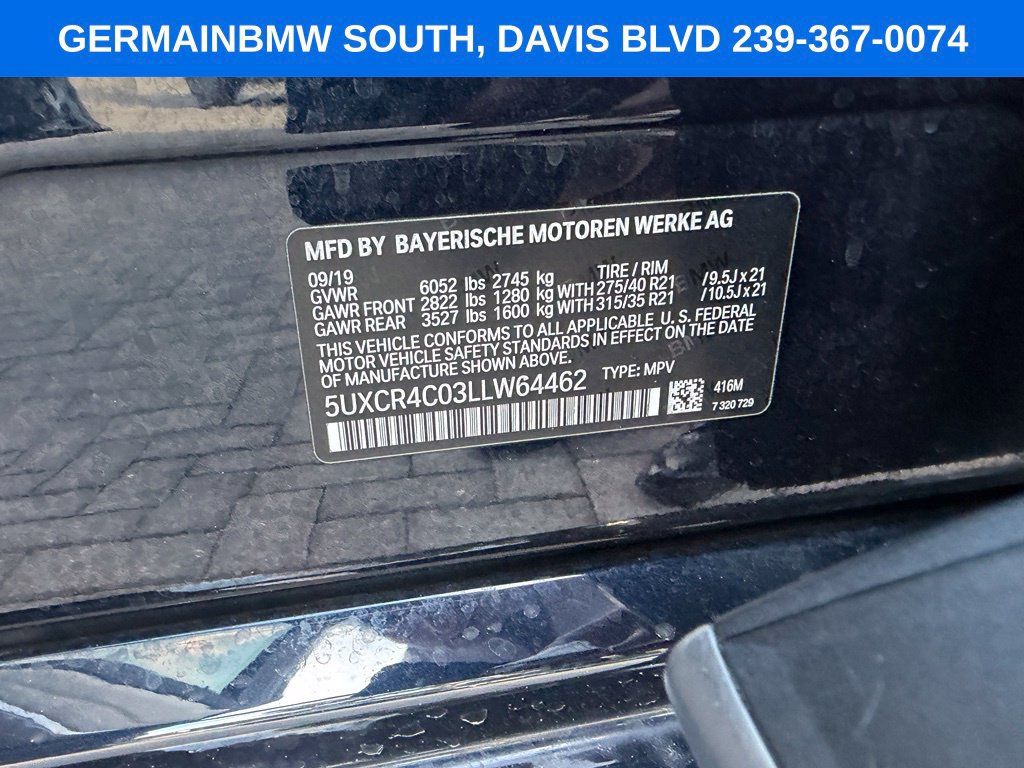 Used 2020 BMW X5 sDrive40i w/ M Sport Package RWD image 17