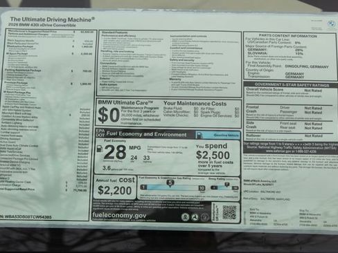 New 2026 BMW 430i xDrive Convertible w/ M Sport Package image 2