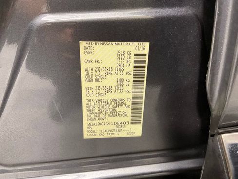 Used 2016 Nissan Murano S FWD image 27