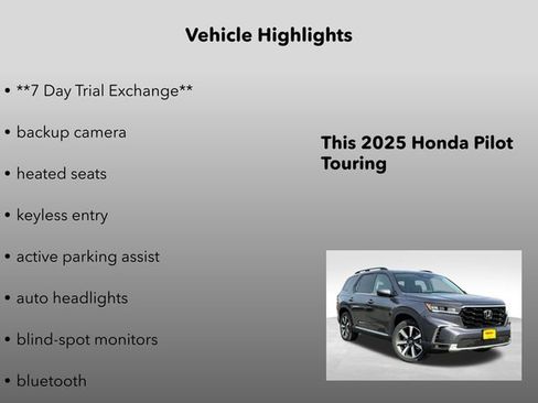 New 2025 Honda Pilot Touring image 5