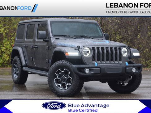 Used 2022 Jeep Wrangler Unlimited Rubicon 4xe w/ Steel Bumper Group image 1