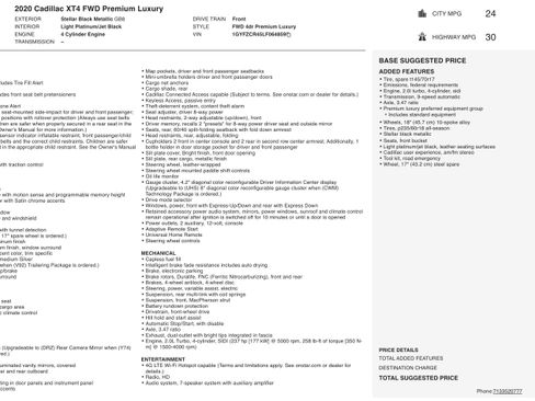 Used 2020 Cadillac XT4 Premium Luxury image 4