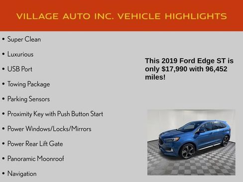 Used 2019 Ford Edge ST w/ Equipment Group 401A AWD/4WD image 7