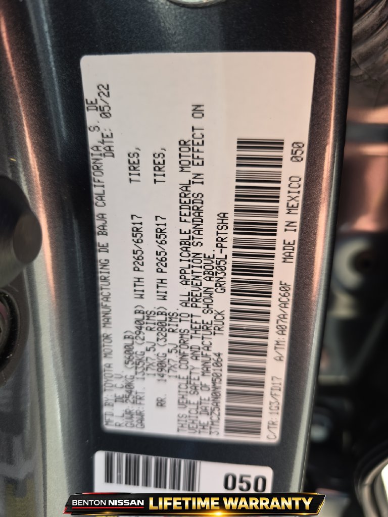 Used 2022 Toyota Tacoma TRD Sport w/ Technology Package AWD/4WD image 17